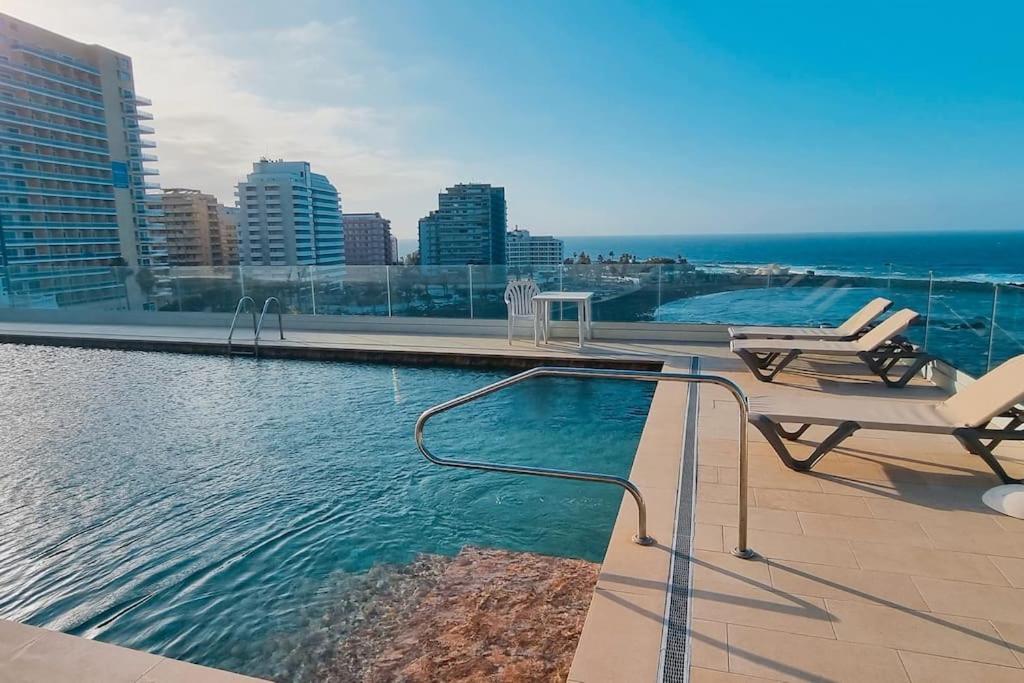 Estudio En Primera Linea De Playa Пуерто де ла Крус Екстериор снимка